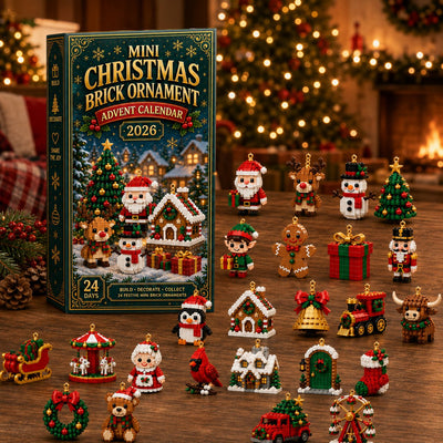 24-Day Christmas Brick Ornament Advent Calendar