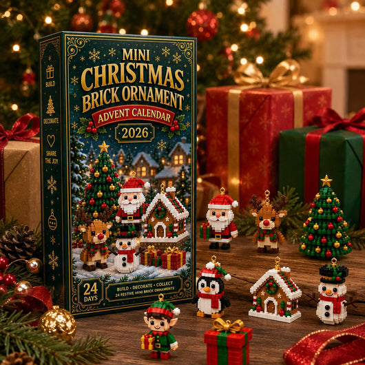24-Day Christmas Brick Ornament Advent Calendar
